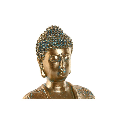 Figurine Décorative Home ESPRIT Doré Buda Oriental 20 x 12 x 24,3 cm