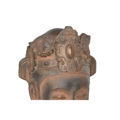 Figurine Décorative Home ESPRIT Marron Noir Buda Oriental 15 x 18 x 38 cm