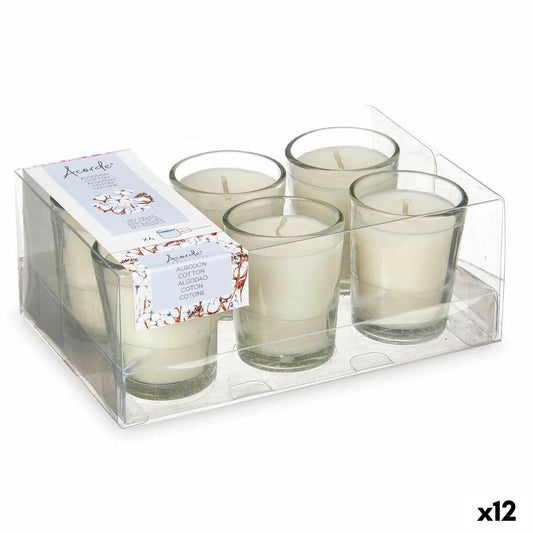 Ensemble de bougies parfumées Coton x12