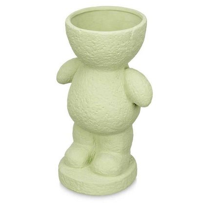 Figurine Décorative Vert Dolomite 16 x 25 x 12 cm (6 Unités) Vase