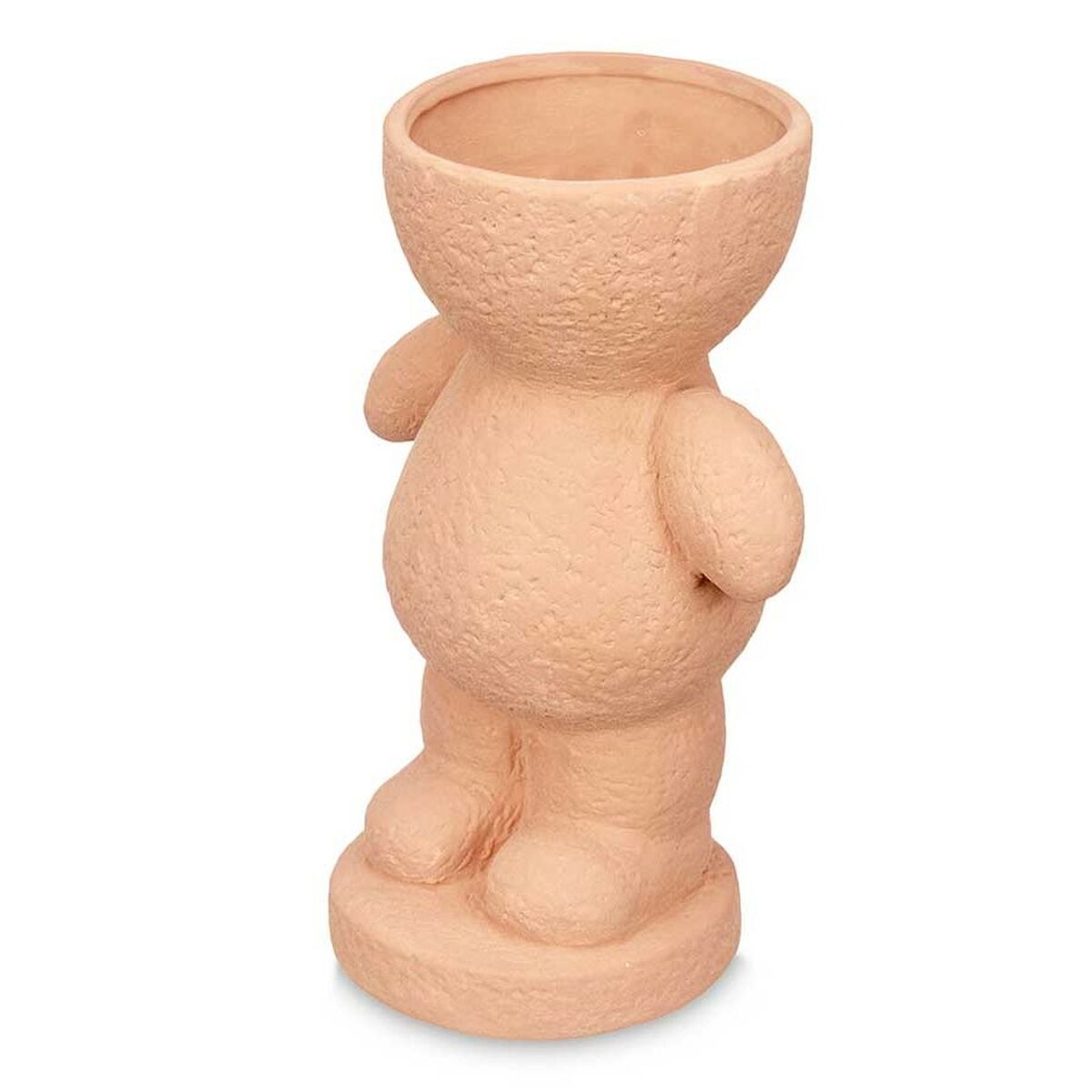 Figurine Décorative Orange Dolomite 16 x 25 x 12 cm (6 Unités) Vase