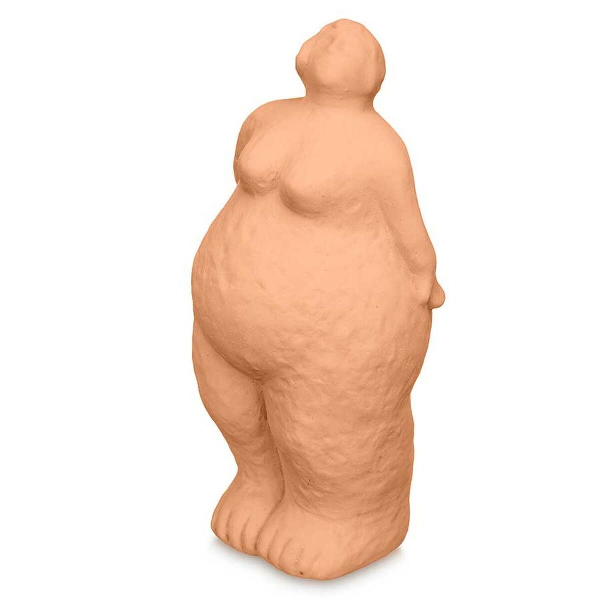 Figurine Décorative Orange Dolomite 14 x 34 x 12 cm (6 Unités) Femme À pied