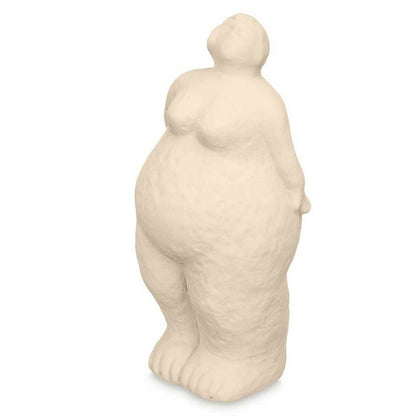 Figurine Décorative Beige Dolomite 14 x 34 x 12 cm (6 Unités) Femme À pied