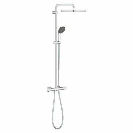 Colonne de douche Grohe Vitalio Start System 250 Cube Laiton