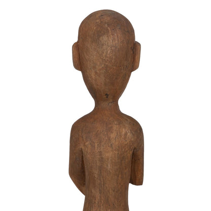 Figurine Décorative Naturel Africain 14,5 x 9 x 38,5 cm (2 Unités)