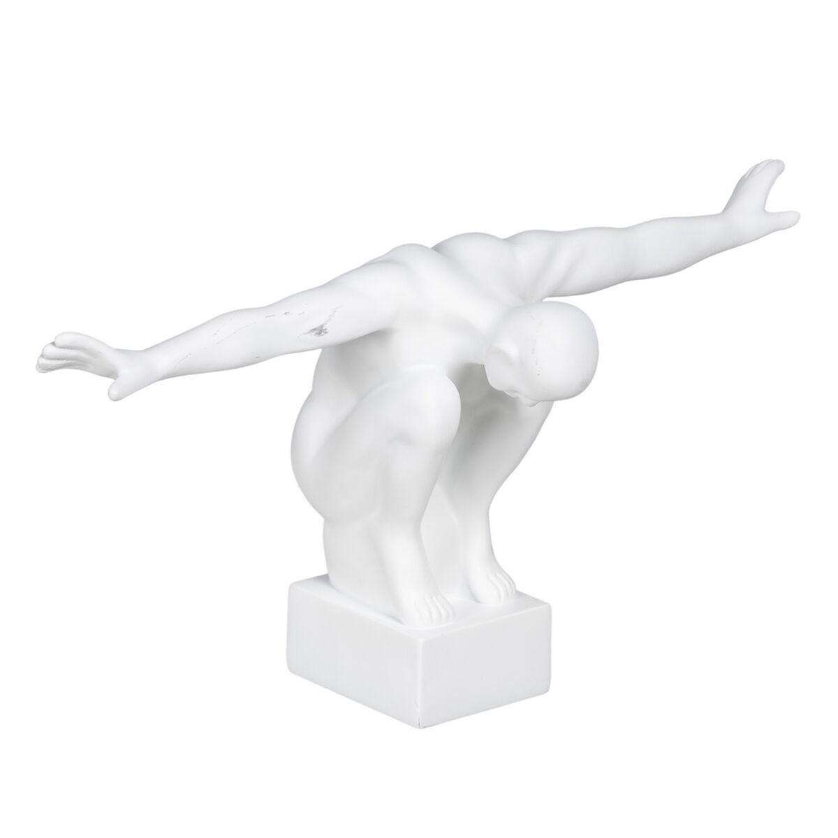 Figurine Décorative Blanc 39 x 15,5 x 19 cm