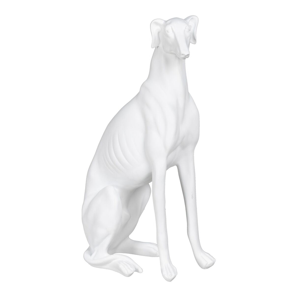 Figurine Décorative Blanc Chien 19 x 12 x 37,5 cm