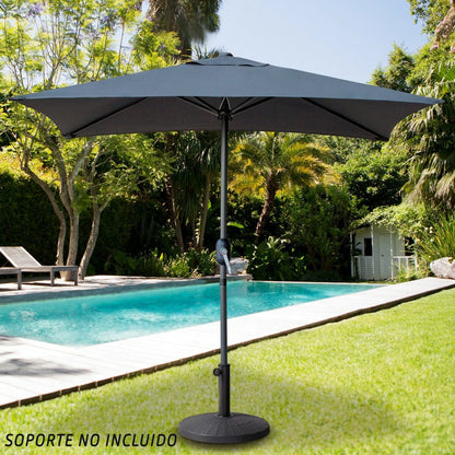 Parasol Aktive 200 x 235 x 120 cm Anthracite Aluminium