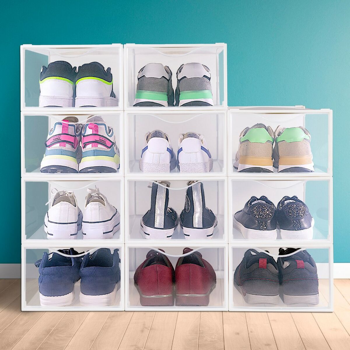 Boîte à chaussures empilable Max Home x12