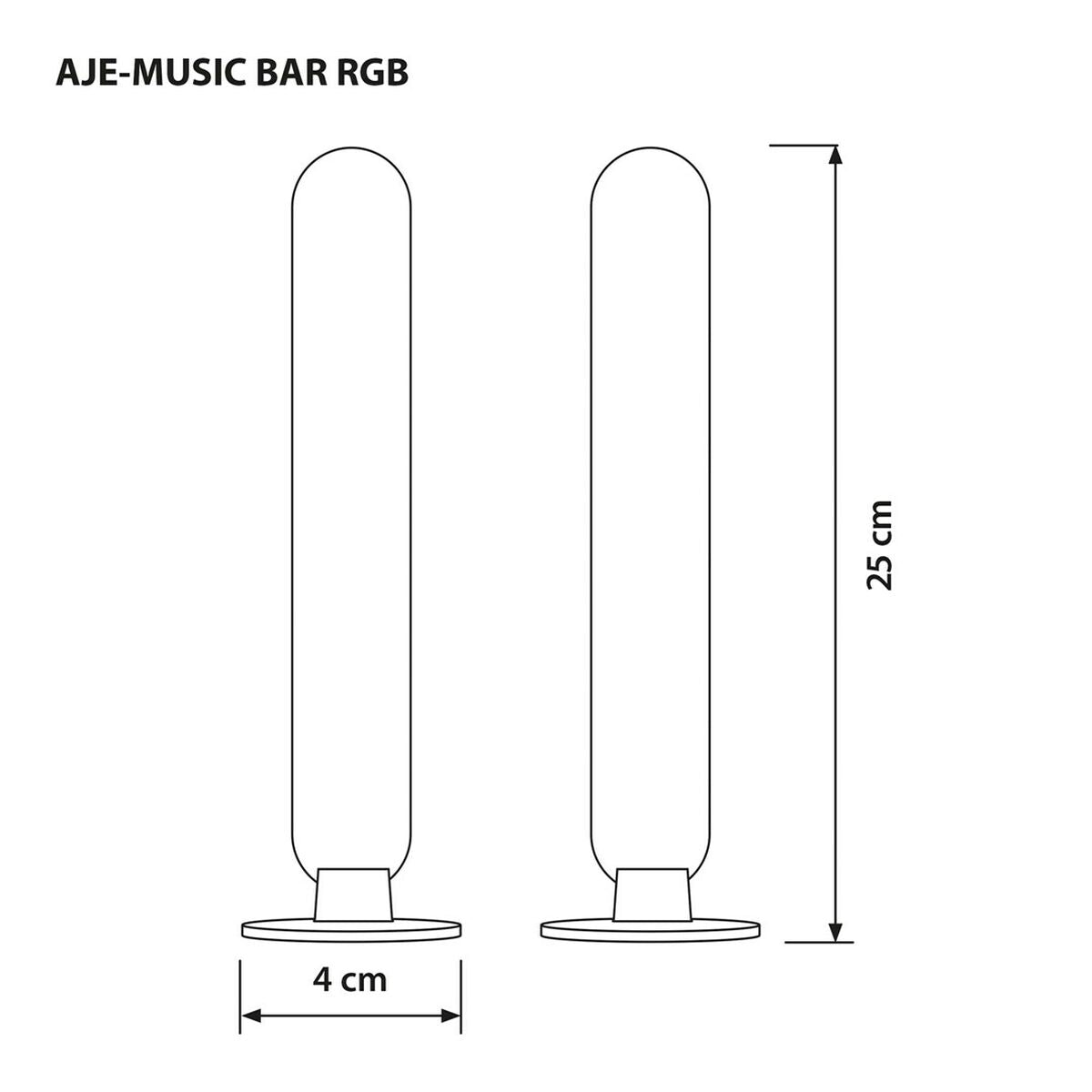 Lampe de bureau Active jet AJE-MUSIC BAR RGB