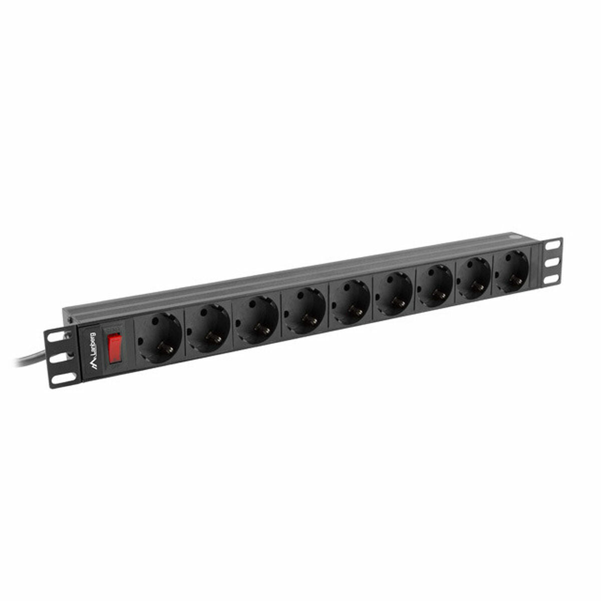 Multiprise 9 Prises avec Interrupteur Lanberg PDU-09F-0300-BK 4000 W 220-250 V 16 A 3 m