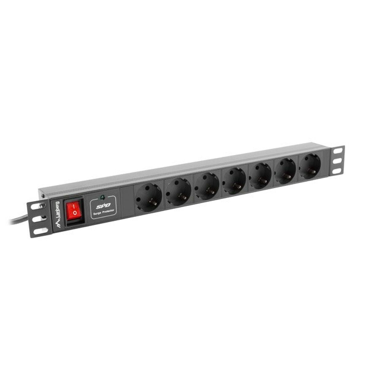 Réglette Lanberg PDU-07F-0200-IEC-BK (2 m)