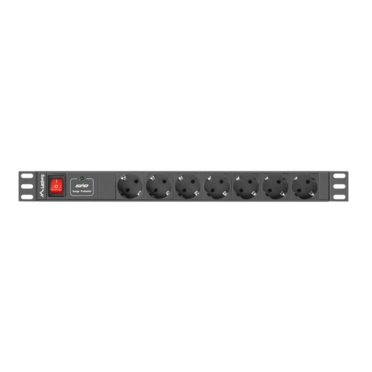 Réglette Lanberg PDU-07F-0200-IEC-BK (2 m)