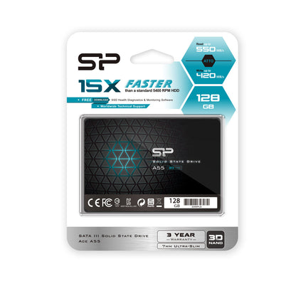 Disque dur Silicon Power SP128GBSS3A55S25 128 GB SSD