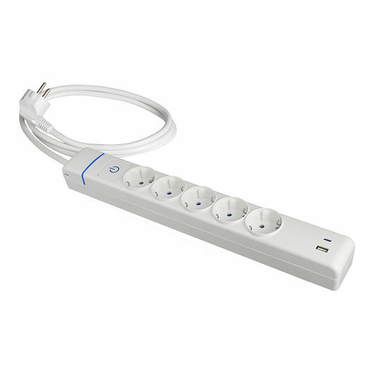 Multiprise 5 Prises avec Interrupteur Solera 51ilac USB 250 V 16 A (1,5 m)