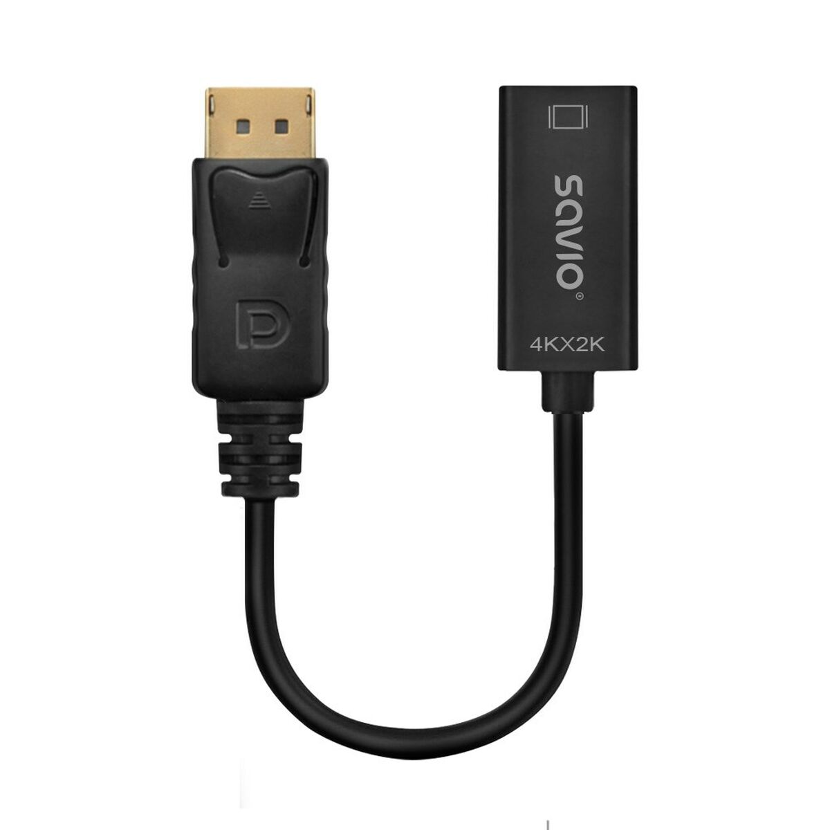 Adaptateur DisplayPort vers HDMI Savio AK-62 20 cm