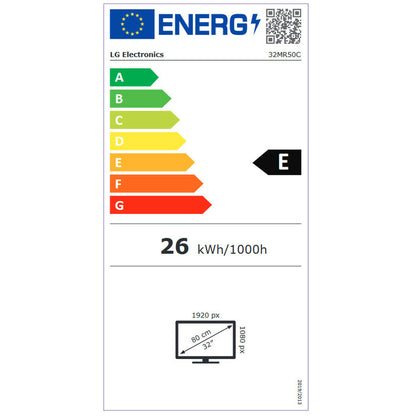 Écran LG 32MR50C-B Full HD 31,5" 100 Hz