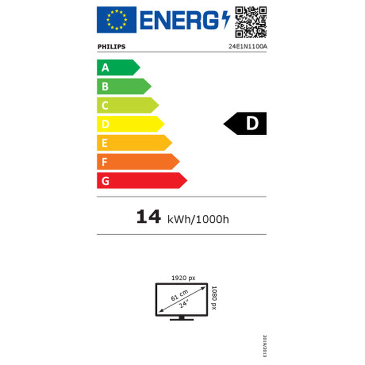 Écran Philips 24E1N1100A/00 Full HD 23,8" 100 Hz