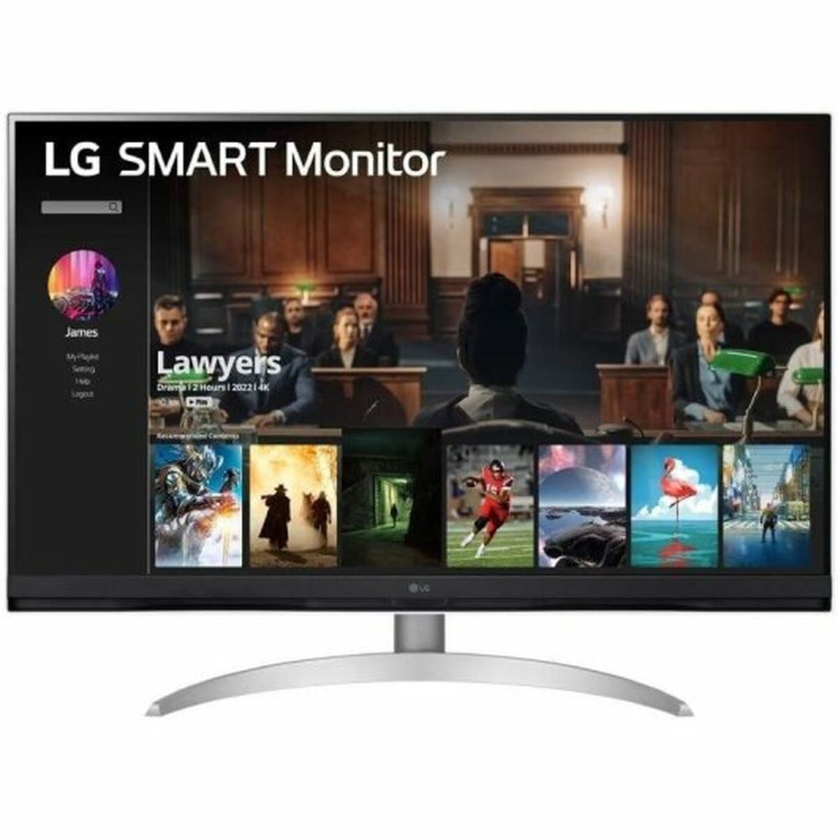 Écran LG 32SQ700S-W 4K Ultra HD 31,5"