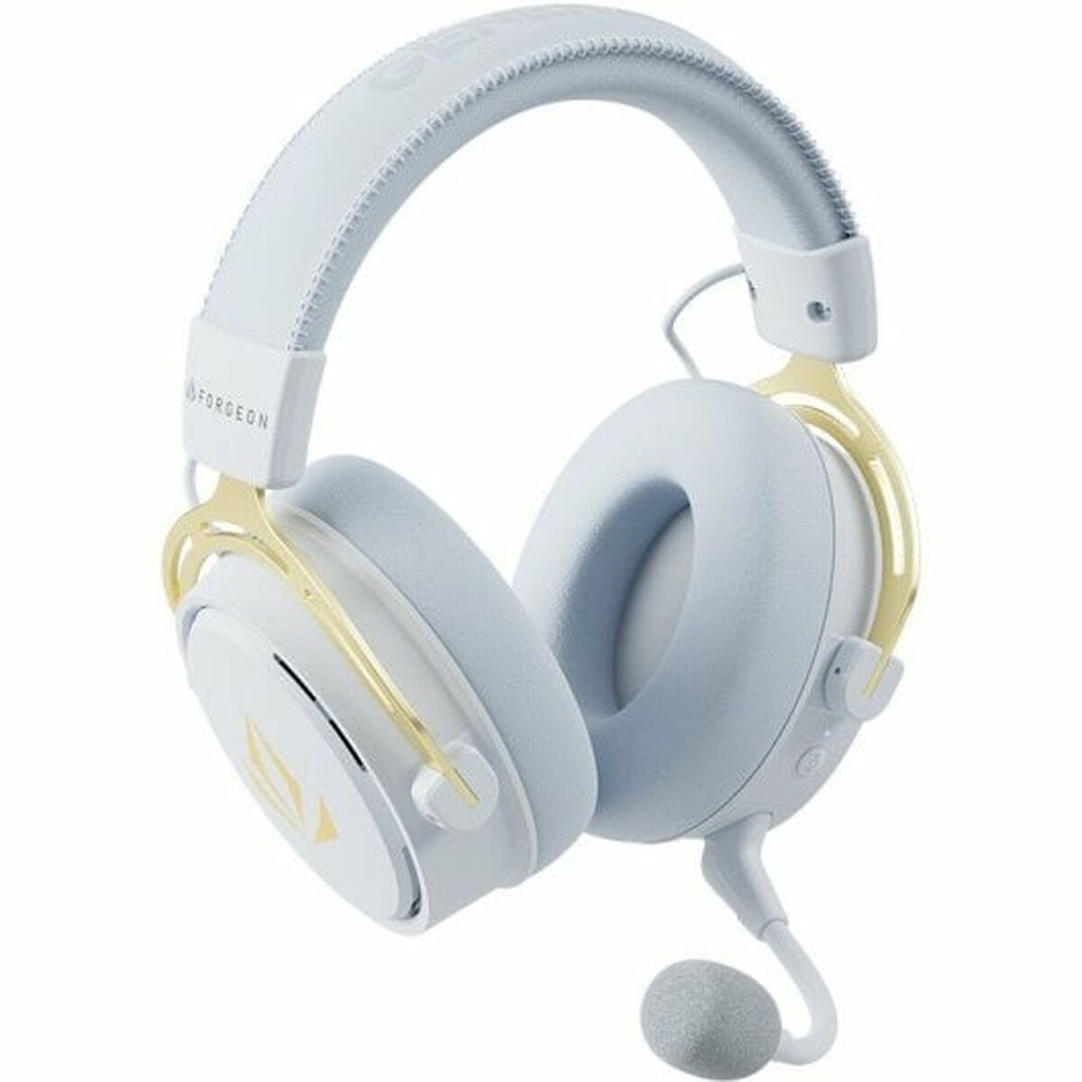 Casques avec Microphone Forgeon Blanc