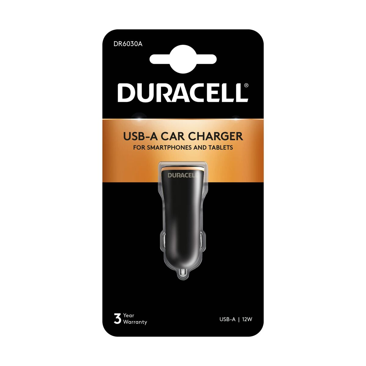 Chargeur de voiture DURACELL DR6030A