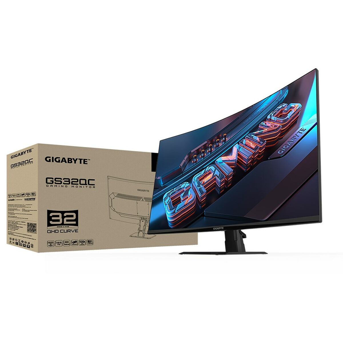 Écran Gigabyte GS32QC 31,5" Quad HD 165 Hz