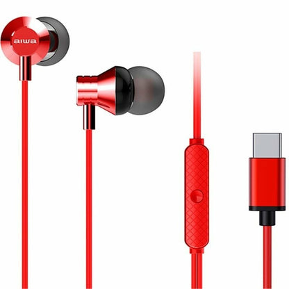 Casque Aiwa ESTM-50USB-C/RD Rouge