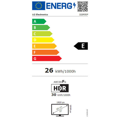 Écran LG 32SR50F-B Full HD 32" 60 Hz