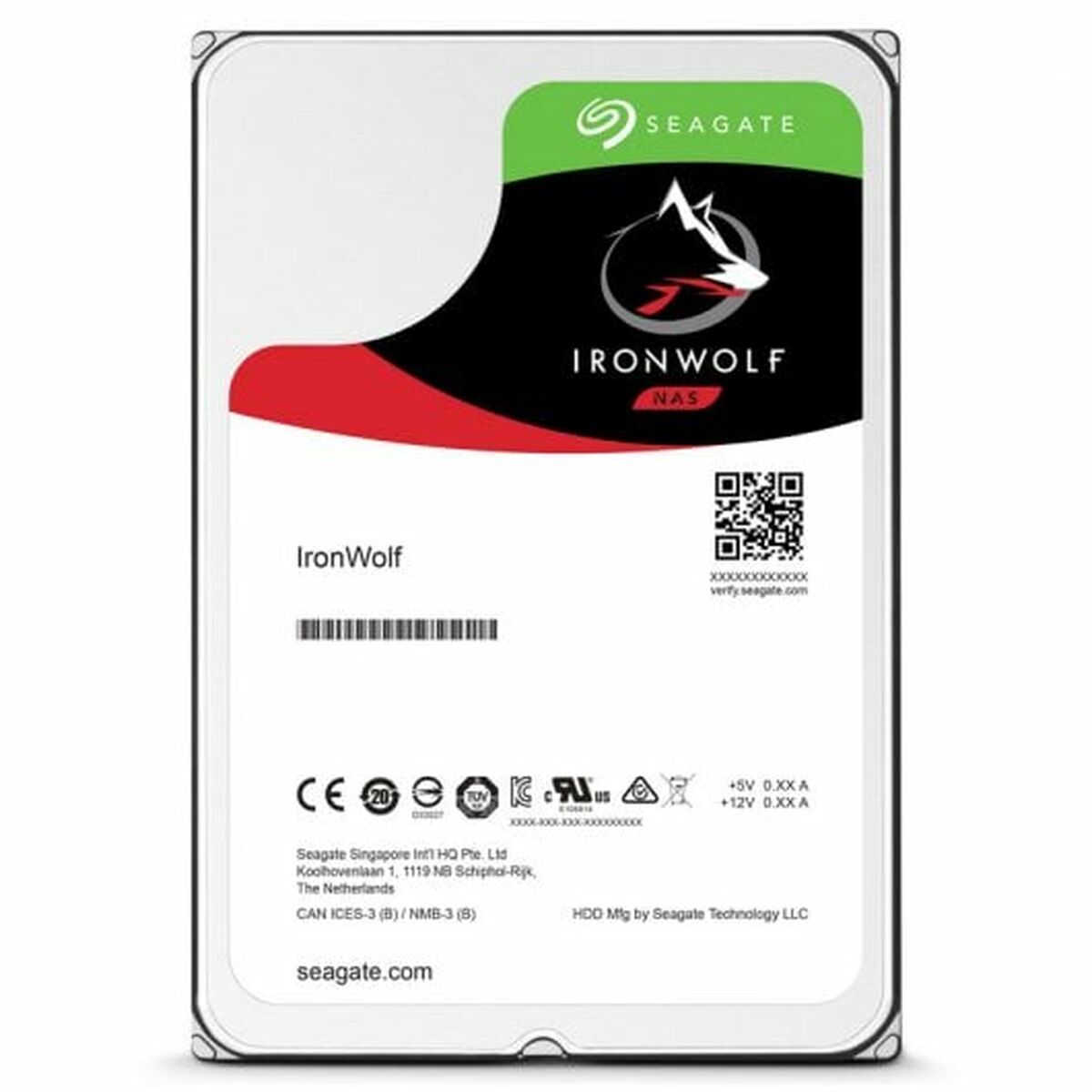 Disque dur Seagate IronWolf  3,5" 8 TB