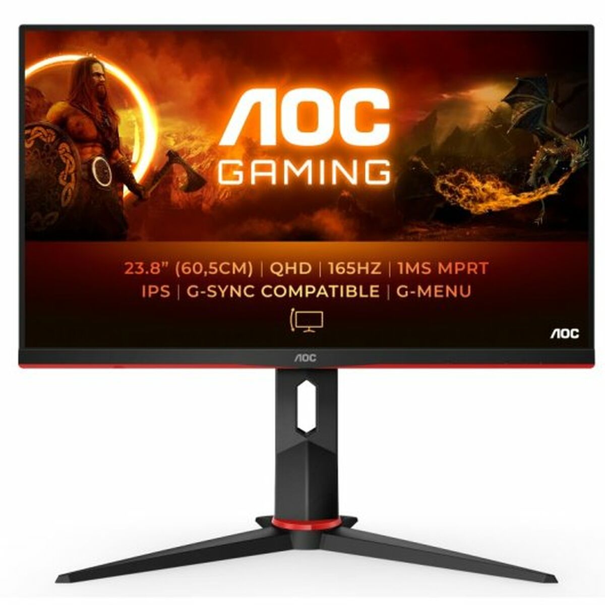 Écran AOC Q24G2A/BK 165 Hz