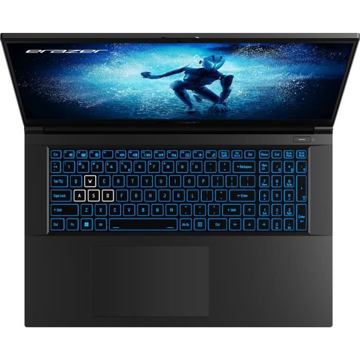 PC portable Gamer - ERAZER - DEFENDER P50 MD62596 - 17,3 FHD - 144 Hz - I5-12450H - RAM 16Go -  SSD 512Go - RTX4060 - SANS OS