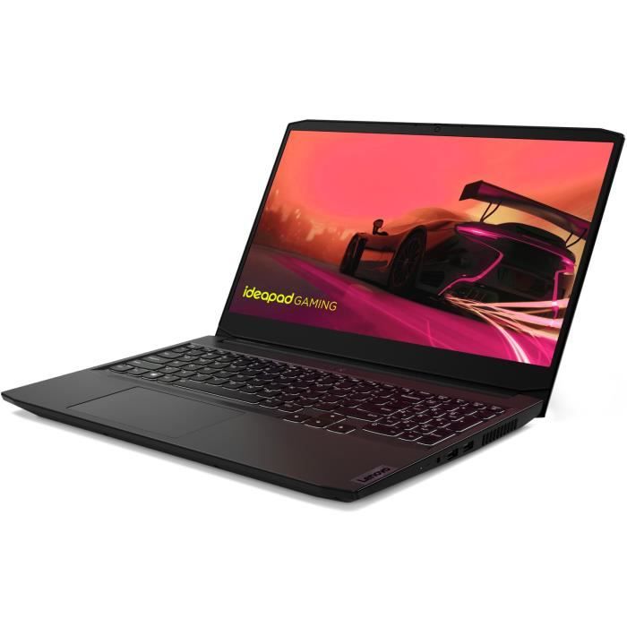 PC Portable Gamer LENOVO IdeaPad Gaming 3 | 15'' FHD - RTX 2050 - Ryzen 5-5500H - RAM 16 Go - SSD 512 Go - Sans Windows - AZERTY