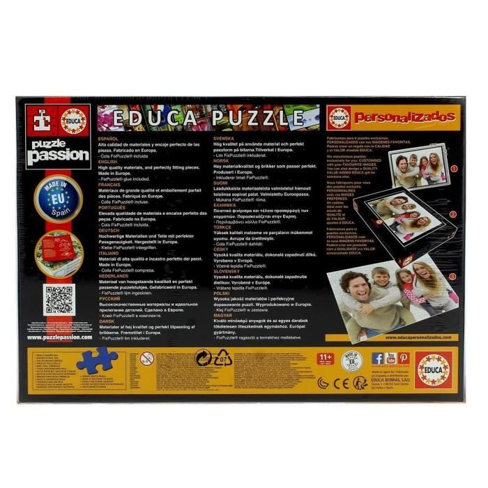 Puzzle - EDUCA - 1500 pièces - Montgolfières multicolores