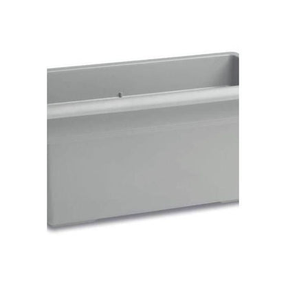 Bac à fleur rectangulaire MEDITERRANEO - 60L - 80 cm - Stone gris