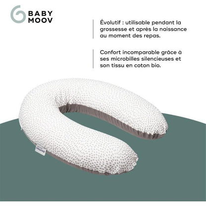 Babymoov Coussin de Maternité doomoo Buddy Risotto Taupe