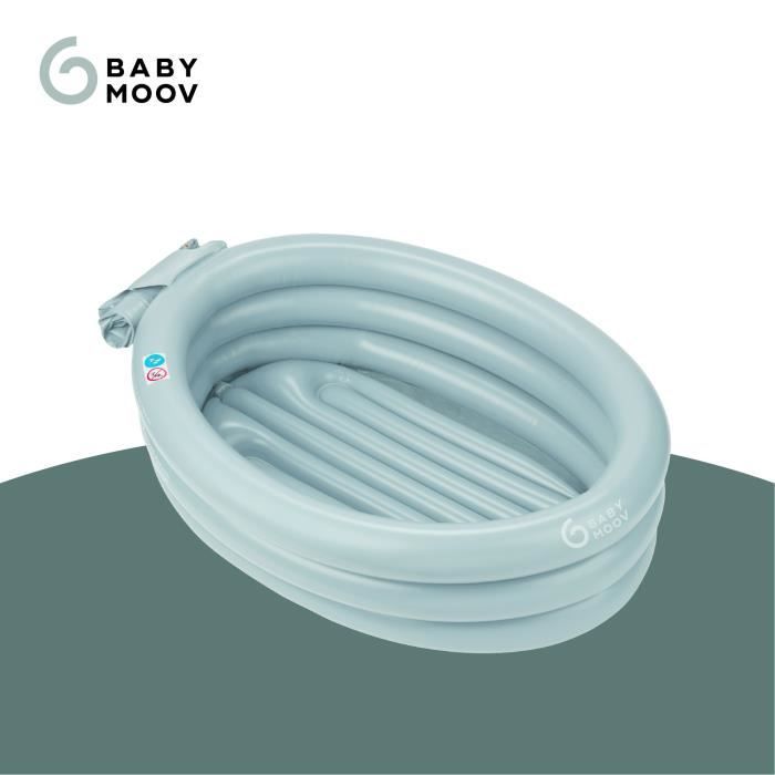 Babymoov Baignoire Gonflable de voyage, Évolutive en Piscine pour enfant, Réducteur Amovible, De 0 a 12 mois, Aqua Dots