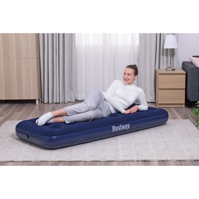 Matelas gonflable camping - BESTWAY - 1 place - 185x76x22 cm