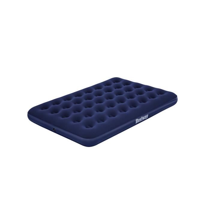 Matelas gonflable camping - BESTWAY - 2 places - 191x137x22 cm avec pompe électrique externe Powertouch