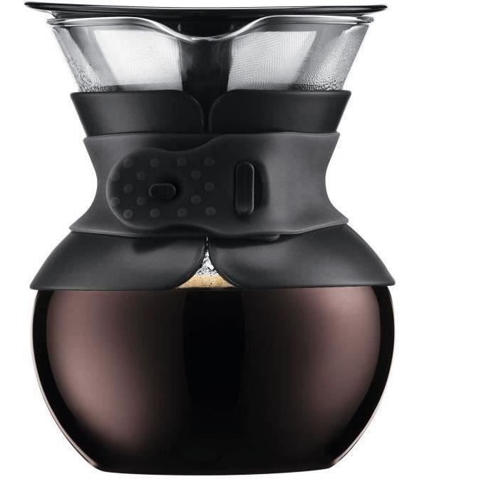 POUR OVER - Cafetiere BODUM , filtre permanent maille inox, 0.5 l, 4 tasses