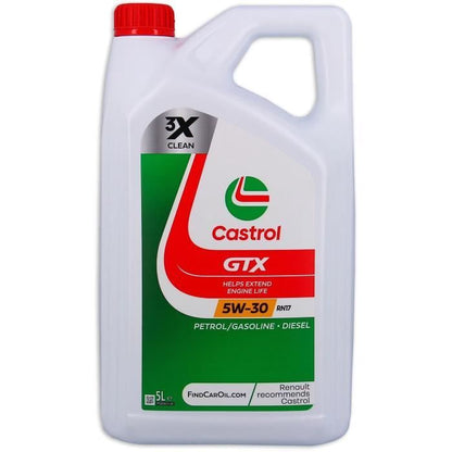 Huile moteur - CASTROL - GTX 5W-30 RN17 - 5L