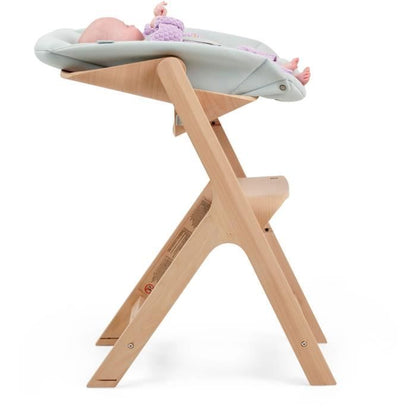 MAXI COSI Kit nouveau-né Chaise haute bois Nesta, De la naissance a 9kg, Beyond Sky Grey