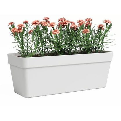 Jardinière - ARTEVASI - Rectangulaire - Plastique - Blanc