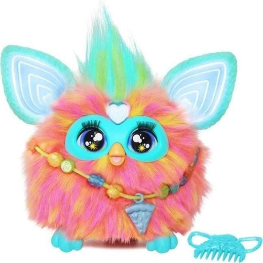 Furby corail, 15 accessoires, peluche interactive pour filles et garçons, animatronique activé par la voix, a partir de 6 ans