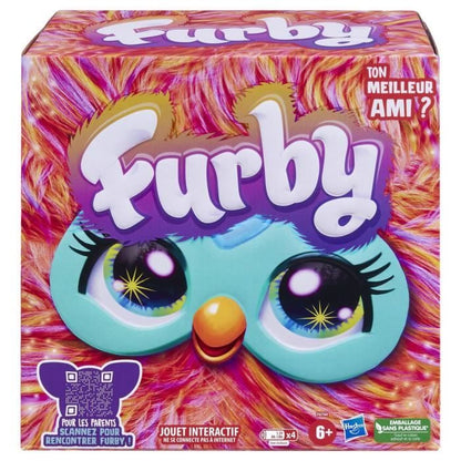 Furby corail, 15 accessoires, peluche interactive pour filles et garçons, animatronique activé par la voix, a partir de 6 ans