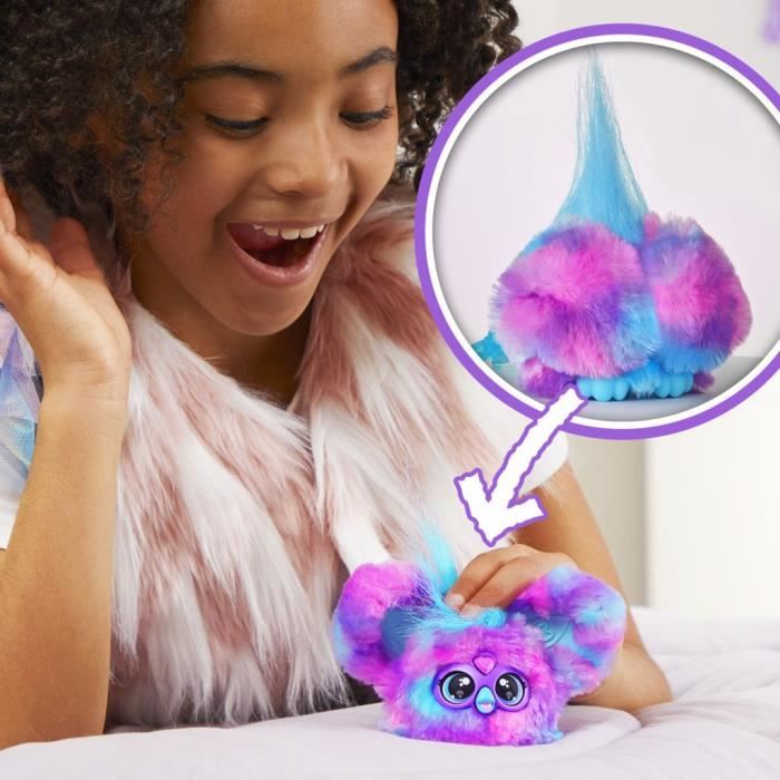 Furby Furblets Luv-Lee K-Pop, Mini peluche électronique pour filles et garçons, plus de 45 sons, a partir de 6 ans, Hasbro