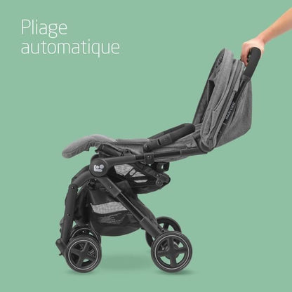 MAXI-COSI Poussette canne ultra compacte Lara 2, de la naissance a 4 ans, jusqu'a 22kg, pliage facile, Select Grey