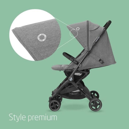 MAXI-COSI Poussette canne ultra compacte Lara 2, de la naissance a 4 ans, jusqu'a 22kg, pliage facile, Select Grey