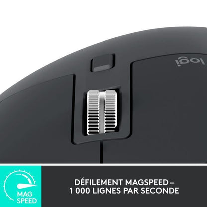 Souris ergonomique - Sans Fil - Logitech - MX Master 3S - Graphite