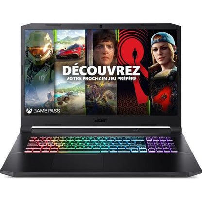 PC Portable Gamer - ACER - Nitro 5 AN517-54-57SF -17,3 FHD IPS 144Hz - Core i5-11400H -RAM 16Go -512 Go SSD -RTX 3070 -Sans Windows