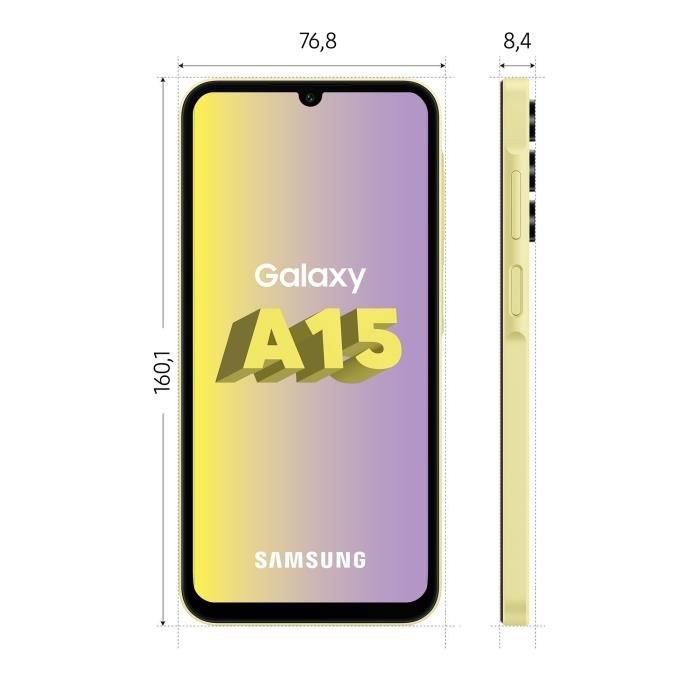 SAMSUNG Galaxy A15 Smartphone 128Go Lime